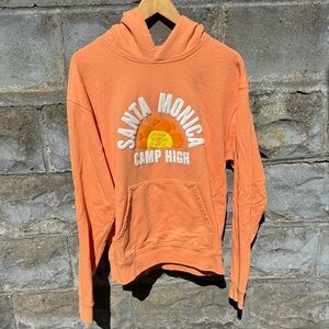 Camp High Collective hoodie Large Orange Santa Monica
